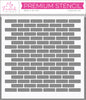 Small Brick Wall Stencil